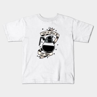 Coffee is Eternal Kids T-Shirt